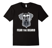Dog Meme Fear the Beard Mini Schnauzer Dog T Shirt