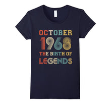 October 1968 the Birth of Legends Birthday T-Shirt