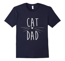 Mens Cat Dad Funny Real Men Love Cats Shirt
