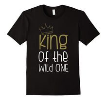 Mens King of the Wild One Funny Matching Family Shirt Set
