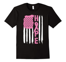 Breast Cancer Pink American Flag Shirt