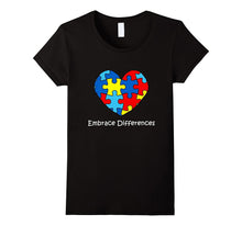 Autism Awareness TShirts Embrace Differences Shirt 2017