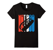 Retro RWnB Hot Dog Silhouette T-Shirt