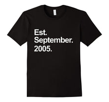 Est September 2005 Shirt Awesome 12th Birthday Gifts TShirt