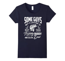 Fishing Dad Shirt My Fishing Buddy Calls Me DAD Gift T-Shirt