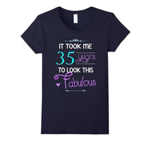 35th Birthday Gift Shirt Fabulous 35 Year Old Tshirt