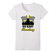 Go Kart Racing Funny Yellow Silhouette T-Shirt