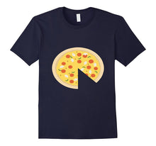 Mens Pizza  Piece Slice Missing Father Son Funny Cute T-Shirt