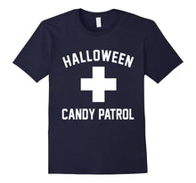 Halloween Candy Patrol Inspector Swimming Pool Cross T Shirt