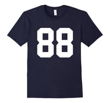 #88 Team Sports Jersey Number Front & Back Player / Fan Tee