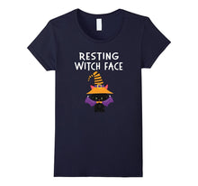 Halloween T-Shirt Resting Witch Face Funny Kitty Cat Shirt