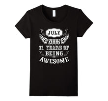 11 Years of Being Awesome Birthday Tee July 2006 Shirt Kids