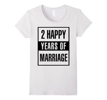 2nd Wedding Anniversary Gift Idea Husband and Wife T-Shirt