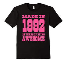 25th Birthday Gift Idea 25 Year Old Boy Girl Shirt 1992