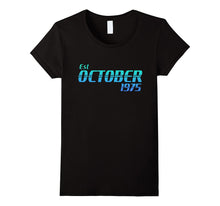 Est October 1975 Shirt - 42nd Birthday Gifts Awesome TShirt