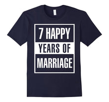 7th Wedding Anniversary Gift Idea Husband and Wife T-Shirt