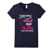 I Wear Pink for My Grandma Breast Cancer Awareness T-Shirt