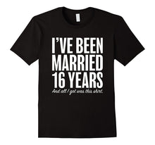 16 Years Married Anniversary 16th Year Wedding Gift T-Shirt