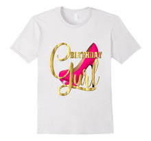 Birthday Gurl Shirt Gift Gold  Black Girl Magic Pink Shoe