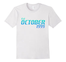 Est October 1999 Shirt - 18th Birthday Gifts Awesome TShirt