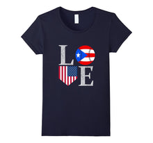 Puerto Rican Love Baseball Home USA Boricua Flag Ball Shirt