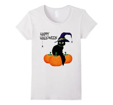 Happy Halloween Black Cat T-Shirt