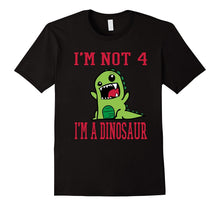 I'm Not 4 I'm a Dinosaur Kids Birthday Gift T-Shirt
