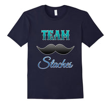 Team Staches for Gender Reveal Party T Shirt Mustache Theme.