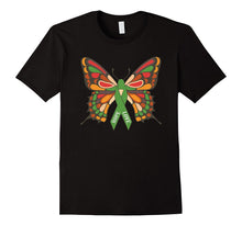 Mental Health Awareness Butterfly Ribbon T-Shirt