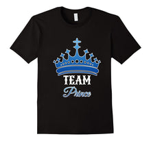 Team Prince Boys Blue Tee T Shirt for Gender Reveal Party