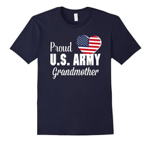 Proud U.S. Army Grandmother Patriotic Heart T Shirt