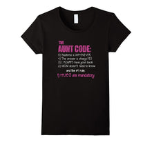 Best Aunt Gifts T-Shirt : Aunt Code T Shirt