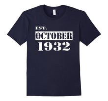 Est October 1932 Shirt Cool 85th Birthday Gifts T-Shirt