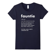Fauntie Chef Fun Auntie Definition Funny Gift T Shirt