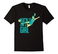 Kick It Like a Girl Women's and Girl's Soccer T-Shirt