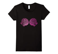 Funny Mermaid Birthday Party T Shirt With Pink Shells