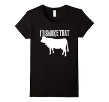 I'd Smoke That BBQ Beef Low and Slow Cow T-Shirt