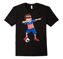 Soccer Dabbing T Shirt Dab USA Flag Dance Funny Football Boy