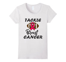 Breast Cancer Football Tackle T-Shirt Shirt