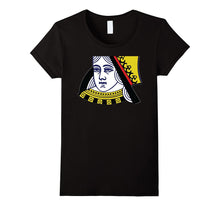 Queen of Hearts Tshirt Face Cards Playing Cards Clothing