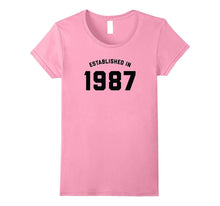 30th Birthday Shirt - Established in 1987