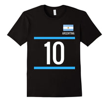 Argentina Soccer Jersey Tshirt With Number 10 - Sports