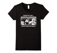 Coder Dad Superhero Shirt : Husband Birthday Father Daddy