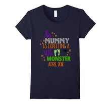 Halloween Pregnancy Shirt Mummy Monster Due April 2018