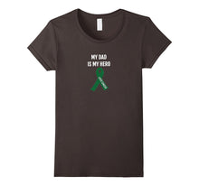 My Dad Is My Hero Liver Cancer Awareness Ribbon T Shirt