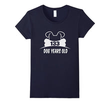 133 Dog Years Old T-Shirt Funny 19th Birthday Gift
