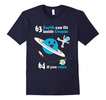 63 Earths Can Fit Inside Uranus T-Shirt Funny Planet Tee