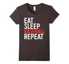 Eat Sleep Baseball Repeat T-Shirt Funny Sport Game Gift