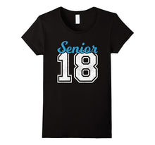 Senior Class of 2018 Blue Jersey Vintage Style T-Shirt