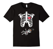 Baby Skeleton Maternity Shirt. Halloween Tshirt for Wife